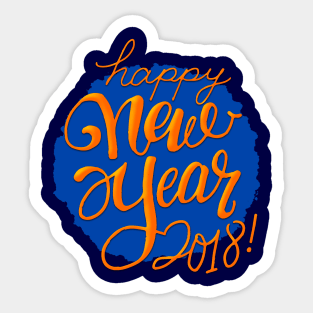 Happy New Year Party Sticker